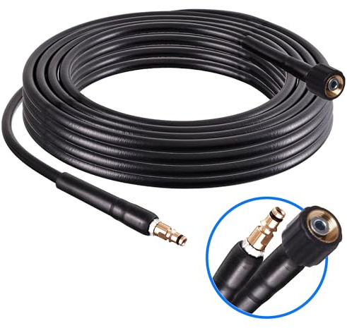TC TECHNIC Karcher Hochdruckreiniger Zubehör K2 Ersatzschlauch - Ersatz-Schlauch - 200bar Kompatibel mit Karcher K2 K3 K4 K5 K6 K7 - M22 - Click Connect - 2m Schlauch