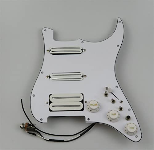 Schlagbrett Gitarre vorverdrahtet Gitarren -Pickups Vor Verzerrung Pickguard Humbucker Pickups Loaded Pickguard Single Cut -Funktion
