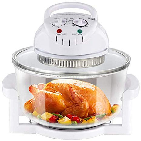 Freidora de aire de torre, freidora de aire de horno halógeno, freidoras de aire de 12 l para uso doméstico, horno tostador de encimera, freidora de aire baja en grasa halógena para una cocina