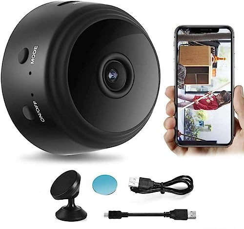 KF-Premium MINI SECURITY CAMERA - Wireless WiFi CCTV Indoor & Outdoor IP CAM Home Protection Night Vision Indoor/Outdoor Wide Angle Small Nanny Micro Surveillance Cameras With APP (V380 Mini Camera)