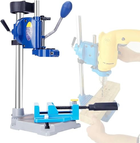 FLTRGO Soporte de la Prensa Taladradora, Soporte para Taladro Vertical, Soporte para Taladros de Columna con Prensa para Bricolaje y Reparaciones Profesionales