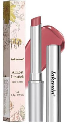 Honey Lipstick, Pink Hydrating Lipstick Tinted Lip Balm, Nourishing Lasting Moisturising Tint Lip Care Makeup For Dry (Pink)