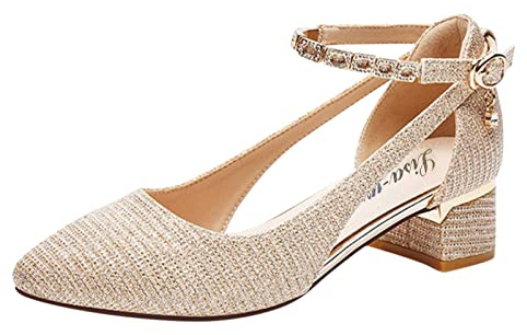 Chaussures Femme Confort Chic Chaussure Talon Mariage Escarpins Bout Ouvert Ballerines Petit Blanches Confortable De Danse Latine Blanc Escarpin Noir Aiguille Sexy Talons Heels Dorée