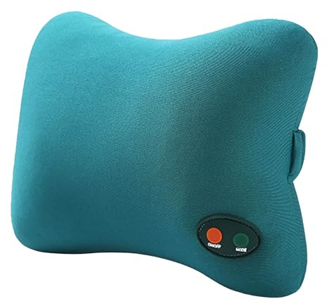 Massage Pillow - Portable Vibration Pillow | Electric Neck and Shoulder Massagers | Relaxation Support for Gym Travel Agency Sofa Bed Pregnancy Elderly