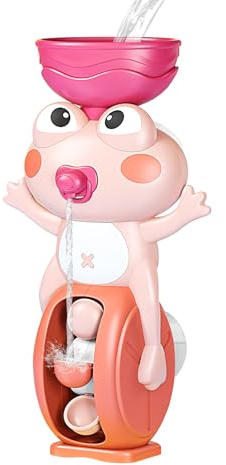 Giocattoli interattivi per il bagno | Giocattolo acquatico per vasca da bagno, a forma di rana gioco sensoriale educativo per bambini e ragazze di 3+ anni per casa piscina viaggio all'aperto