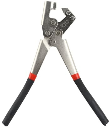 Pinzas para engarzar pernos, alicates para pared seca para tablero de quilla, herramienta de sujeción de acero con mango antideslizante para quilla de 0,5~0,8 mm, engarzadora (Tipo 2)