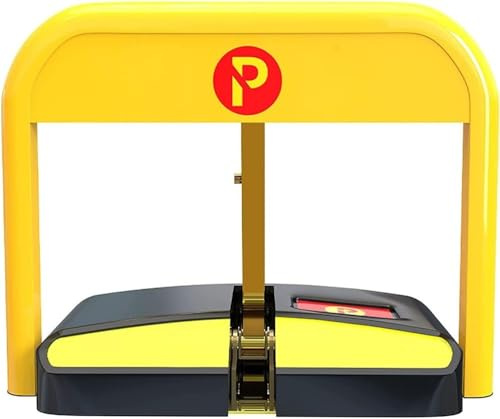 HPTHLY Cerradura De Estacionamiento con Control Remoto, Barrera Automática con Alarma, Barrera De Estacionamiento Eléctrica, Miniposte De Seguridad para Entradas Y COC