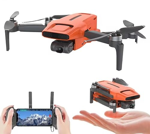 Drone Pliable avec Caméra 48MP, 4K/60fps, 6x Zoom, >7km transmission vidéo, 3 Axes Nacelle Mécanique, Vol Intelligent, USB Type-C, 250g, 2 batteries incluses (~30 minutes X2) 2025/2026