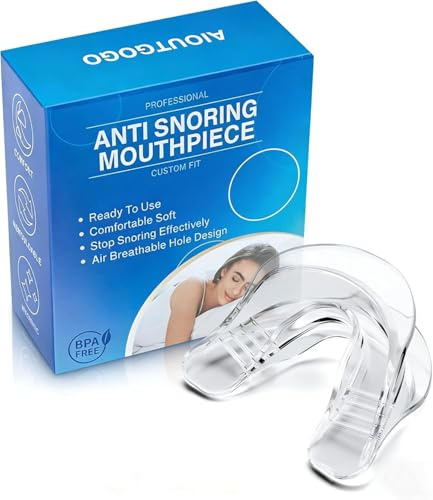 AIOUTGOGO Anti Snoring Aids for Men and Women,Soft Anti Snoring Mouthpiece,Effective Anti Snoring Devices -Snore Stopper for Snore Free Night