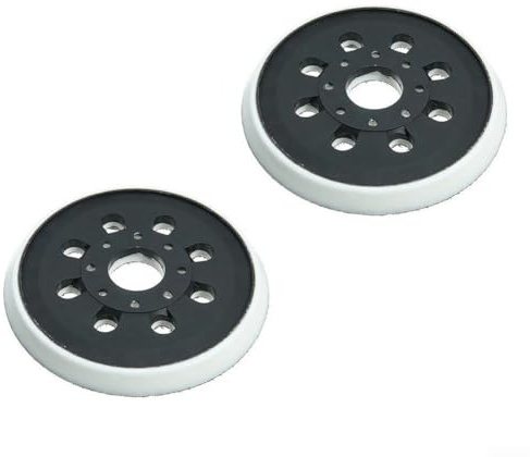 2pcs 125mm Backing Pad 5 Inch Sanding Disc Holder for Bosch GEX125-1AE PEX220 PEX220A Orbital Sander Accessories 8 Holes Rubber Base