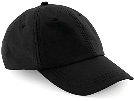 Beechfield Unisex Outdoor Waterproof 6-Panel Cap - One Size Fits All - Black