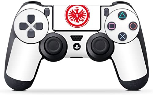 DeinDesign Skin kompatibel mit Sony PlayStation 4 PS4 Controller Folie Sticker SGE Offizielles Lizenzprodukt Eintracht Frankfurt