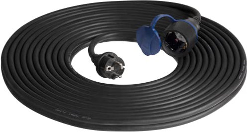 ORNO OR-AE-13169(GS) Verlängerungskabel Außen 10m - 30m IP44 Schuko Geerdet mit Kindersicherungen (30m)