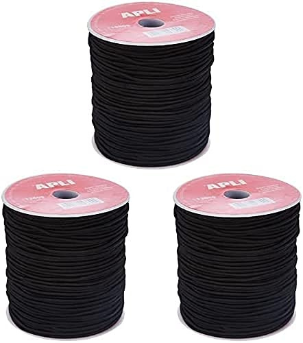 APLI 13809 - Bobina de goma elástica, Paquete de 3