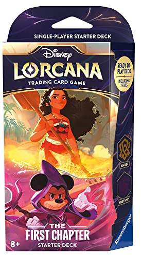 Disney Lorcana Trading Card Game: The First Capítulo Starter Deck ámbar y Amatista