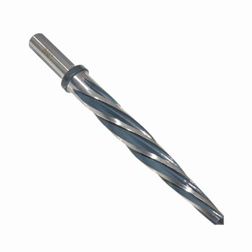 YUEWO Juego de herramientas escariador de construcción de puente de 5/8 pulgadas para metal, escariador de coche M2 HSS de alineación cónica escariador de acero, flauta espiral con portabrocas de