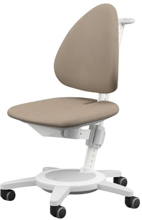 Moll Maximo Kinderschreibtischstuhl | mitwachsend & ergonomisch mit individuell Verstellbarer Sitzfläche und Rückenlehne | Drehstuhl ideal für Schulkinder | langlebig & hochwertig | Made in Germany