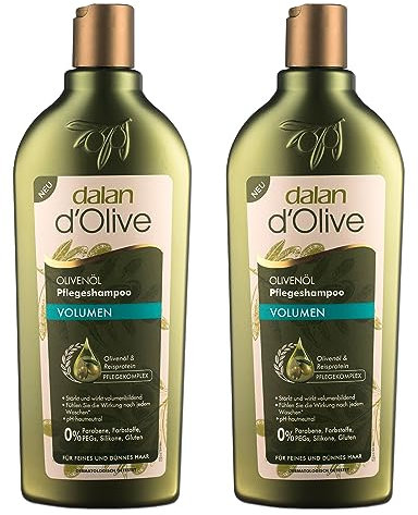 Dalan d'Olive Lot de 2 shampoings Volume 400 ml