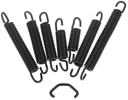 EMAFORO Car Windshield Rocker Pressure Wiper Arm Steel Tension Spring Wire Diameter 2.8mm Outer Diameter 14mm Length 68 78 89 115 130mm