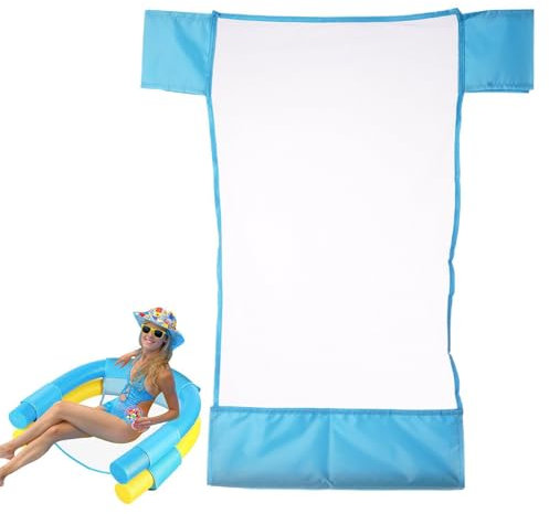 Schwimmender Pool-Nudelstuhl | Pool-Float-Stuhl Aus Dickem Polyester | Erwachsene Pool Schwimmbad Sitz | Pool Nudel Schwimmnudel | Schwimmnudel Netzschlinge - Schwimmnudel-Schwimmhilfe