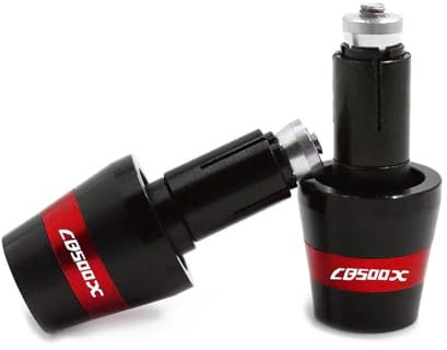 HJTEDHE Motorrad Lenker Endstopfen Motorrad-Lenker-Endgewicht, Ersatz-Lenkergriffe, Kappenstopfen, Schieber Für CB500 X Motorrad Lenkerstopfen(1)