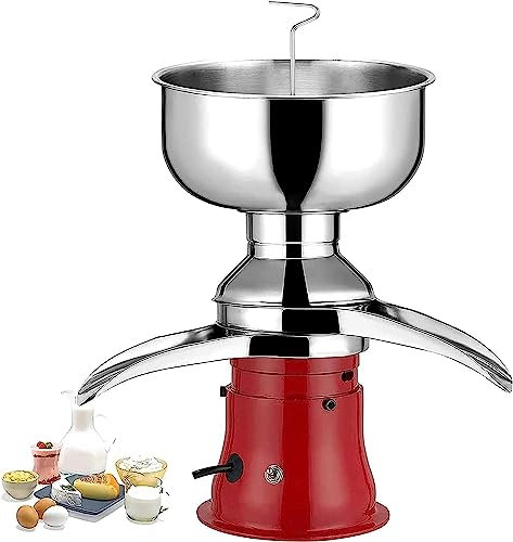 Distributore di panna, separatore di latte multifunzionale, separatore di panna, burro e frullato da 50 l/h, centrifuga da cucina elettrica in acciaio inossidabile, per aziende agricole latt