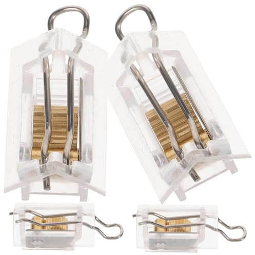 ORFOFE Venetian Blind Cord Lock Mechanism 4pcs Set Window Blind Hardware Reusable Wire Lock