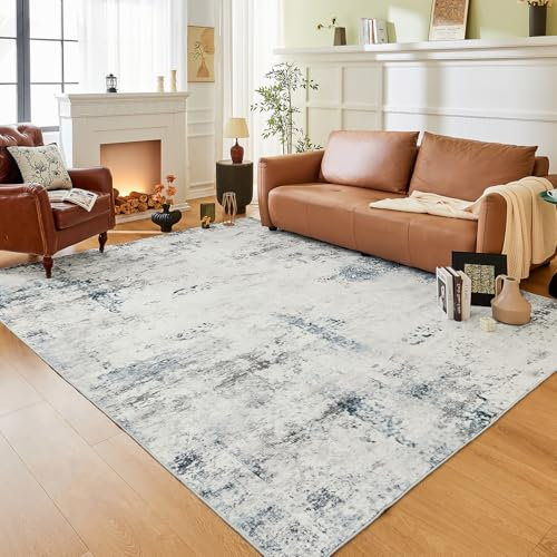 Guchuang Bedding Teppich Wohnzimmer 120x180cm, Moderner Kurzflor Teppich Schlafzimmer, Waschbarer Wohnzimmerteppich für Esszimmer Küche, rutschfest, Weich