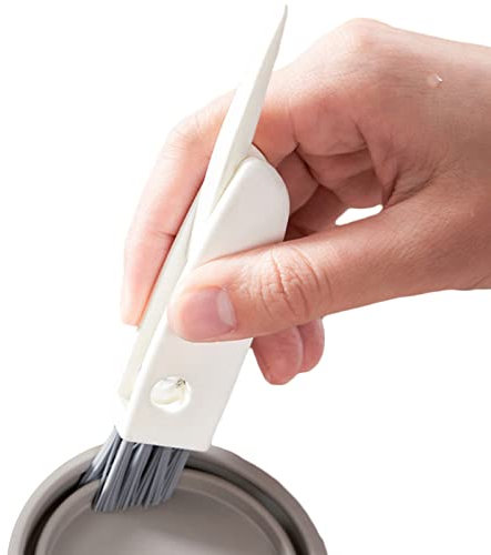 3 in 1 Bottle Detail Brush Multifunctional Lunch Box Rubber Cleaning Brush Cup Cleaning Brush
