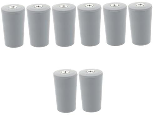 MUCKLILY 8pcs Roller Shutter Stop Buffer Stoppers for Window Blinds Easy to Install Curtain Accessories Prevents Roller Shutter from Retracting Grey Color