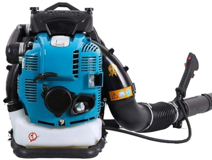 CUTANGELAR Langlebiger 4-Takt Schneefräse, Großer 2.0L Tank, Maximale Geschwindigkeit 10000 U/min, Praktischer 4-Takt Motor Zum Entfernen Von Laub, Stau-b Und Sand.(Blue)