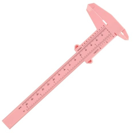 MUSISALY Plastik messschieber für Augenbrauen Präzise Positionierung Mini Facial Caliper Tragbares Messwerkzeug für Microblading und Permanent Make up