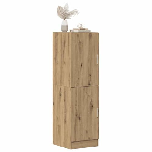 Mandloder Küchenschrank Artisan-Eiche 38x41,5x131,5 cm, Holzwerkstoff, langlebiges Material, viel Stauraum, praktische Türen, vielseitig einsetzbar