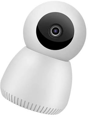 XAGMODSHN Telecamera Sorveglianza Intelligente con Visualizzazione a 360 Gradi Avvisi in Reale Conversazione Bidirezionale Archiviazione Cloud per Uso Interno Esterno Telecamera Sicurezza con in