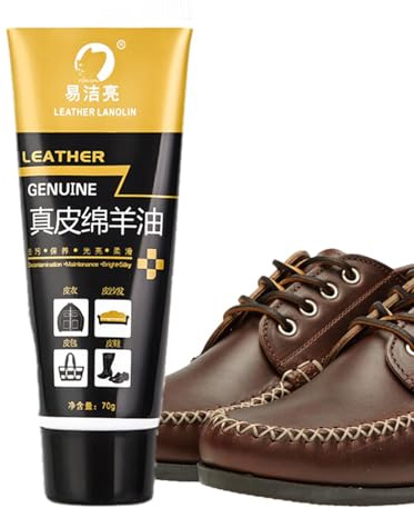 Leather Boot Conditioner – 70g Saddle Oil with Lanolin & Palm Wax | Softener & Cleaner for Extended Life | Premium Care Balm for Shoes Jackets Furniture