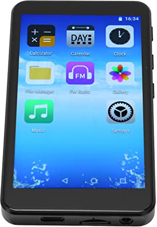 Bewinner Lettore Mp3 MP4 con Bluetooth 5.0 e WiFi, Touch Screen da 3,97 Pollici, Lettore Musicale HiFi Portatile, Registratore Vocale, Radio FM, Ebook, 32 GB (64GB)
