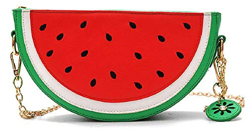 Niedliche Zitronentasche, Wassermelonen-Schultertasche, Mini-Tasche für Damen
