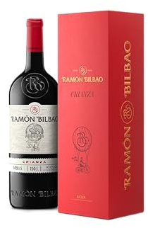 Ramón Bilbao - Vino Tinto Crianza Magnum - D.O. La Rioja - Estuche perfecto para Regalo - 1 Botellas x 1,5 L