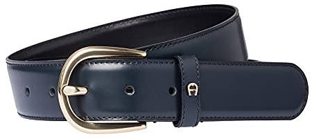 Aigner Basic Belt with S-Buckle Gold 126347 Blue, 115cm