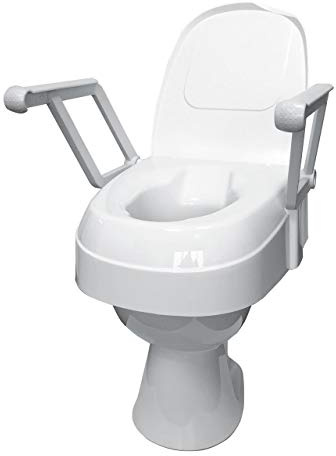 Drive WC-Sitz mit Deckel und Armlehnen