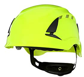 3M SecureFit Schutzhelm, X5514V-CE, neongrün, belüftet, CE