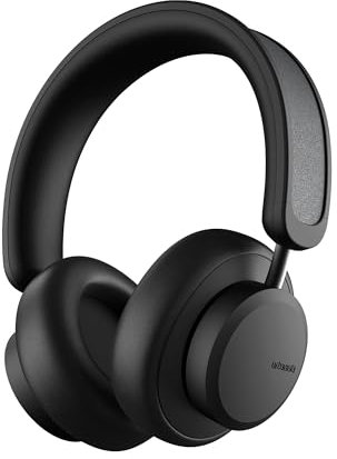 Urbanista Los Angeles Solar Powered Wireless Over Ear Headphones, Infinite Playtime Active Noise Cancelling Bluetooth 5.0 Headphones, Self Charging ANC Earphones with On Ear Detection, Midnight Black