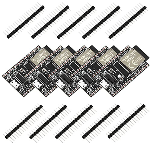 AZDelivery 5 x ESP32S Dev Kit C V4 NodeMCU WLAN/WiFi Development Board unsoldered compatible with Arduino including E-Book! (Successor module of ESP32S Dev Kit C)