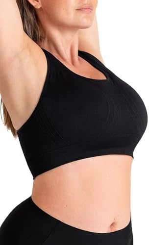 SHAPERMINT Sports Bras for Women, Racerback Workout Bra, Medium Support