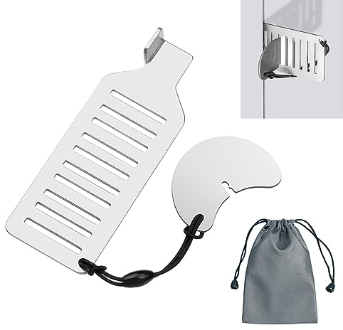 Cerradura de Puerta Portátil, viaje para puerta Trabajo Pesado Cerradura de Puerta de Privacidad de Seguridad sin Perforaciones para viajar, hotel, hogar, apartamento Incluye bolsa de transporte
