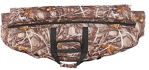 Fockety Bolsa de Transporte de Arco, Correa de Hombro de Lona Ajustable para Bolsa de Arco Compuesto Al Aire Libre (Camuflaje)