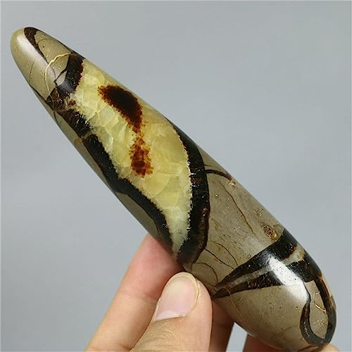 AtkitS Natural Polished Dragon Crack Massage Stick Quartz Baton Wand Wand Madagascar (Size : 5pcs)