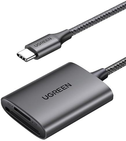 Lector de Tarjetas de Memoria Ugreen USB-C CM401 Gris