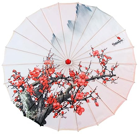 Parapluie de danse classique chinoise japonaise Parapluie en papier huilé Parapluie en soie de bambou