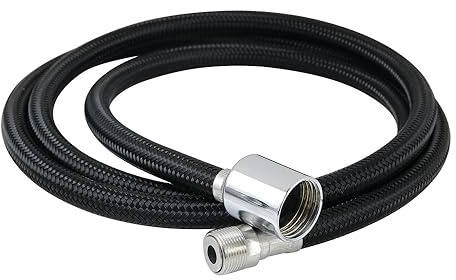 Kingston Brass LSSPRHOSE591 59 Braided Pull Down Kitchen Faucet Spray Hose, Polished Chrome